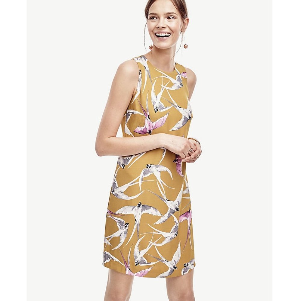 Ann Taylor Mojave Shift Dress Size 6 - Picture 2 of 7